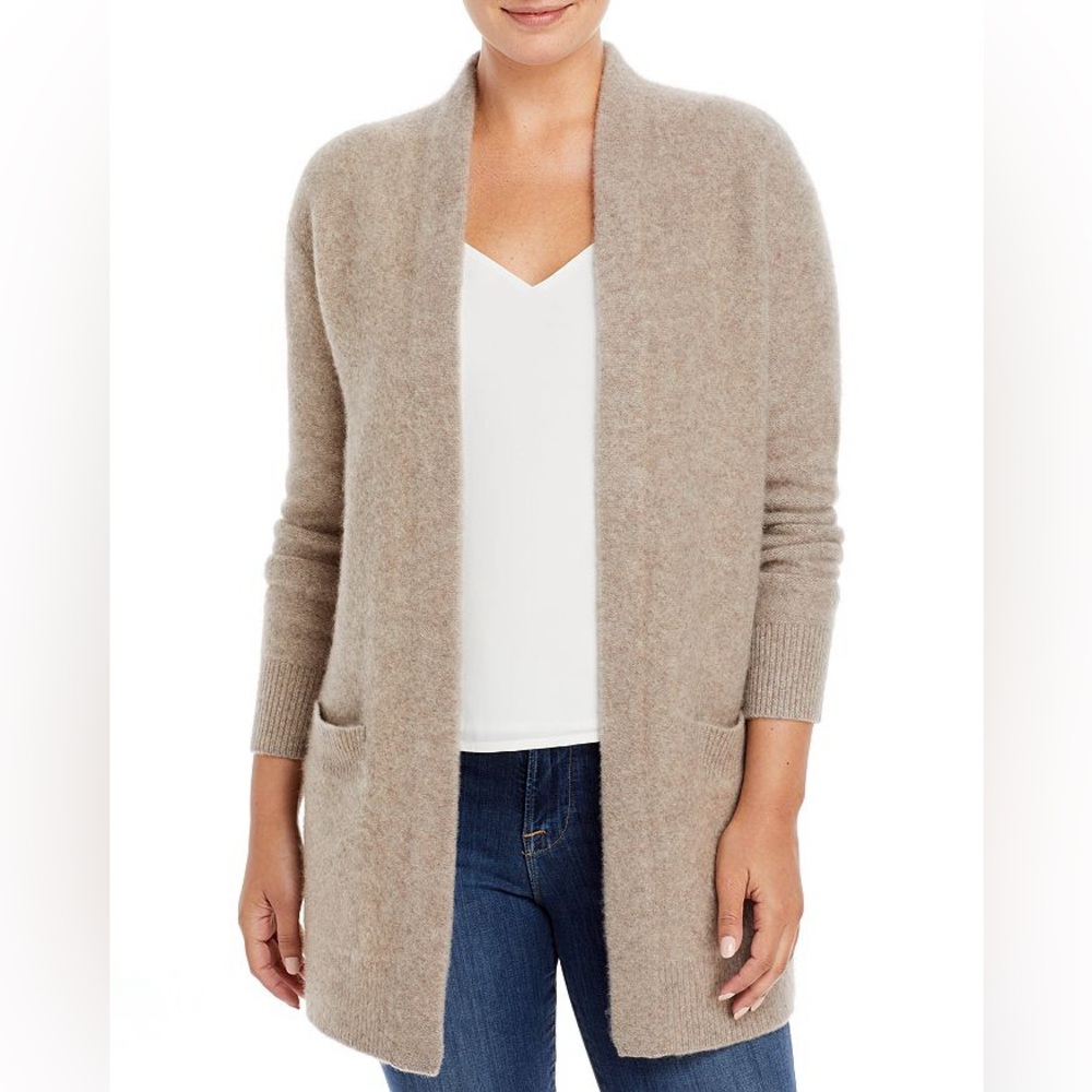 Brushed Cashmere Cardigan